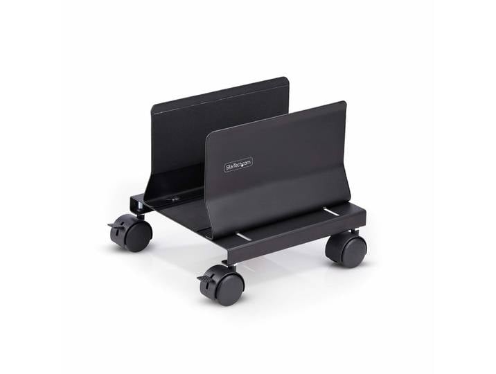 StarTech.com Support Mobile pour Unité Centrale, Support Mobile pour Unité Centrale PC à Roulettes, Charge Maximale de 21kg, Chariot à Roulettes pour