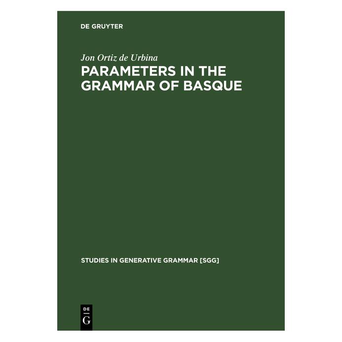 De Gruyter Ortiz De Urbina:Parameters I The Gramma (Englisch, Hardcover, Jon Ortiz de Urbina) (67761327)