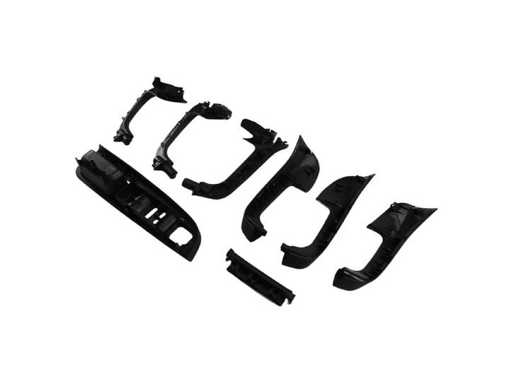 Ensemble de poignées de porte intérieures noires pour VW Golf 5 GTI MK5 Jetta MK5 LHD, référence ABHY-1K4868049C