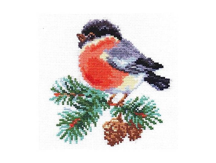 Alisa Cross Stitch Kit - Bullfinch