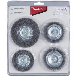 makita Rundbürsten-Set D-65729, 4 St.