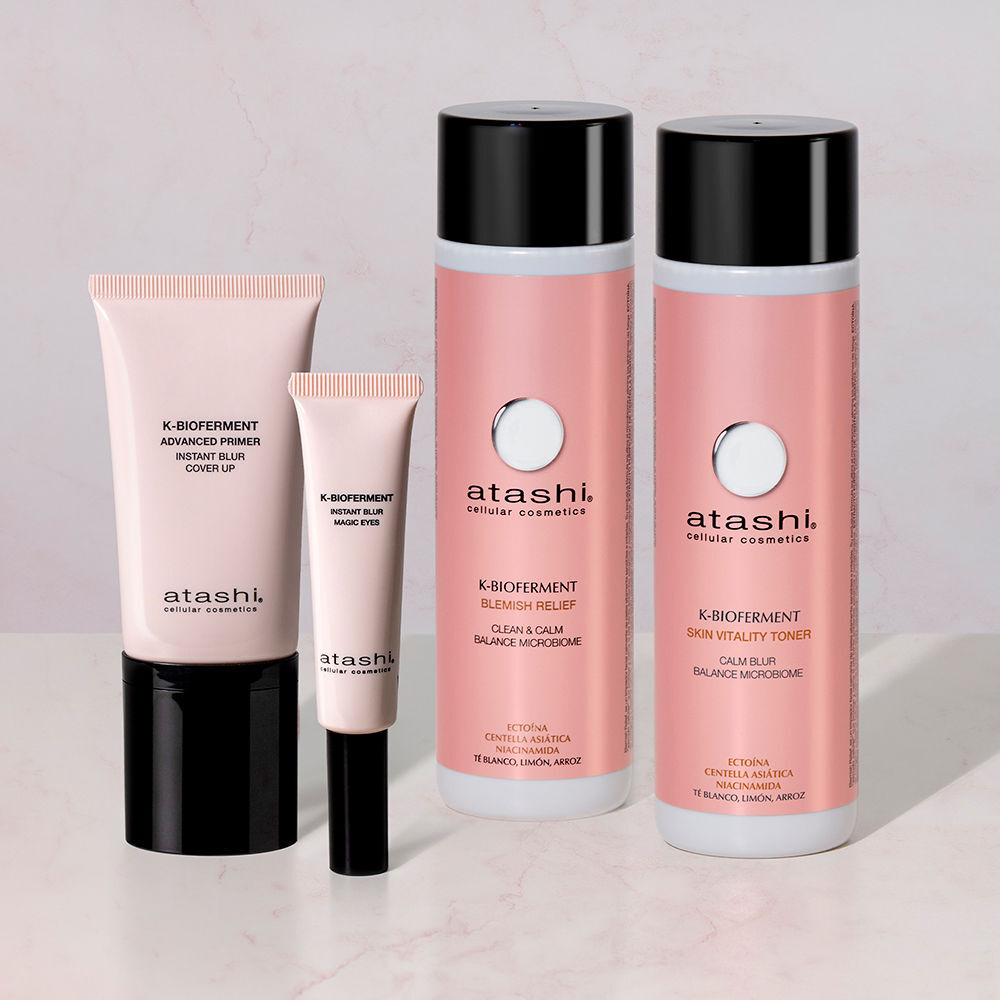 Atashi K-BIOFERMENT Instant Blur eau micellaire apaisante pour peaux sensibles 250 ml