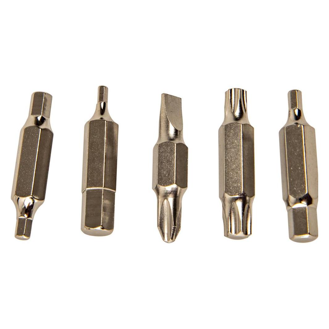 PRO Bike Gear BIT-SATZ FÜR PRTL0099 MULTITOOL 8 STK. 2/2,5/3/4/4/6/T225/T30 (Innensechskant, Innensechsrund TX, Kreuz Phillips PH) (39184445)