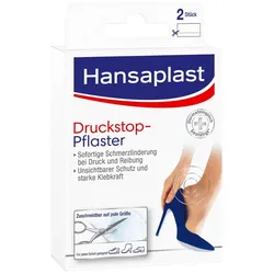 Hansaplast Druckstopp Transparentes Schutzpolster 2 ST