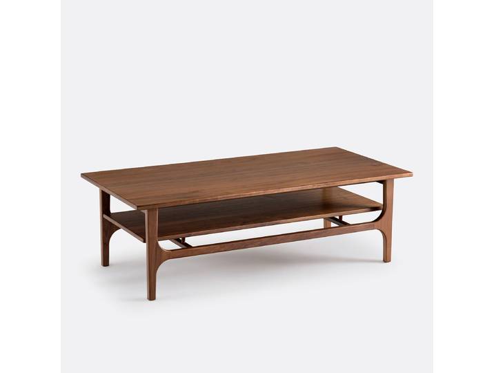 LA REDOUTE Table basse noyer et plaqué noyer, Larsen Marron Noyer