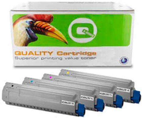 Q-Nomic toner Pack 45862814-5-6-8 (4 colores) XL