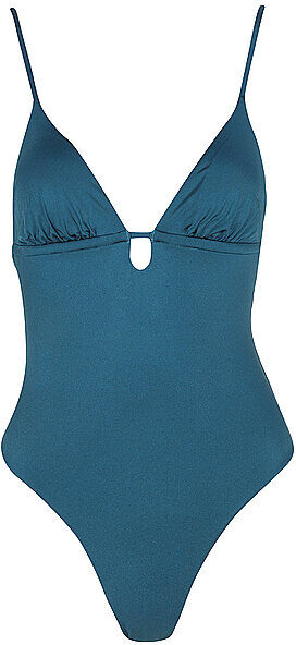 MRS & HUGS Damen Badeanzug Basic Young petrol   S W