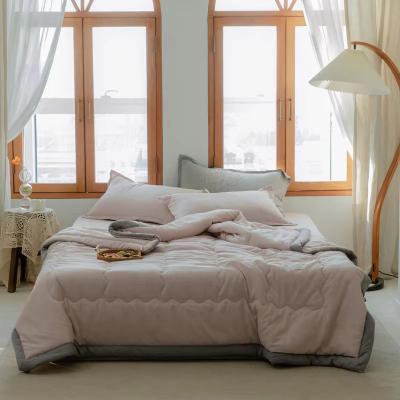 Inspired Finds 2025 Japanese Polyester Cotton Quilted Summer Quilt Lightweight & Skin Friendly beige 43.31x59.06in