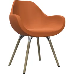 Profim Fan 10HW Loungesessel, Besucherstuhl mit Holzgestell frei konfigurierbar
