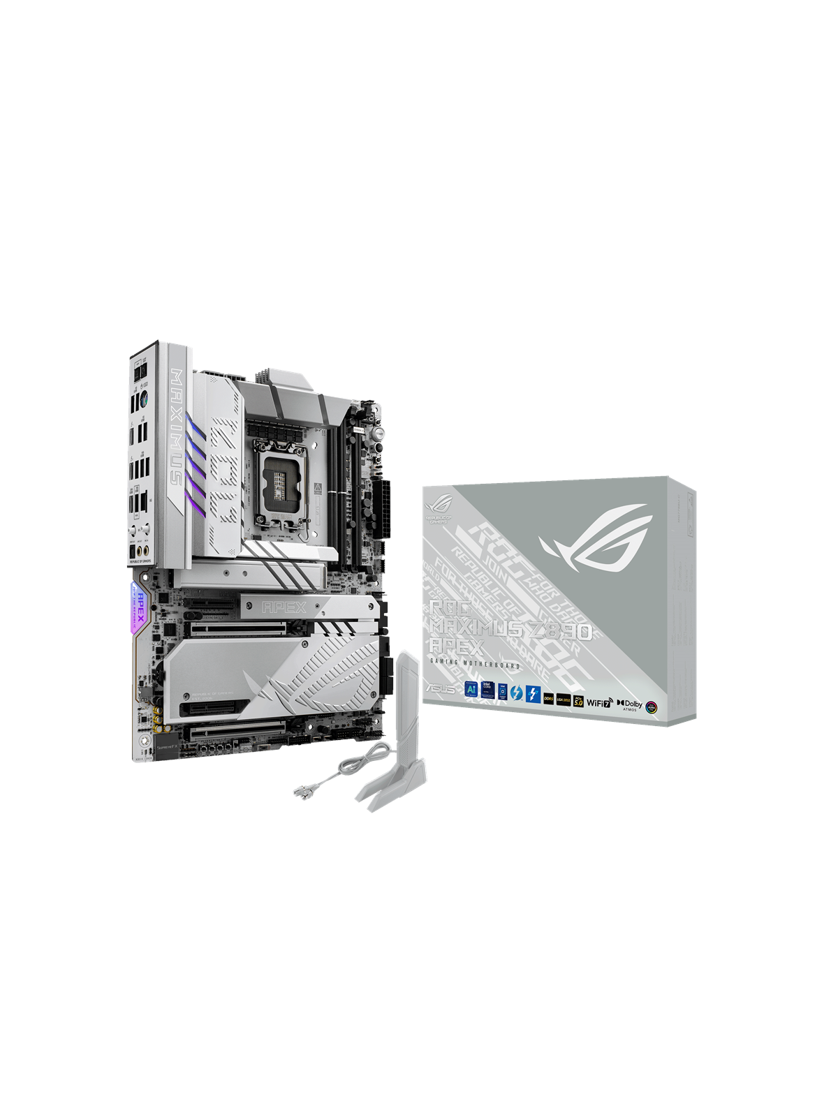 ASUS ROG MAXIMUS Z890 APEX Mainboard - Intel Z890 - Intel LGA1851 - DDR5 RAM - ATX