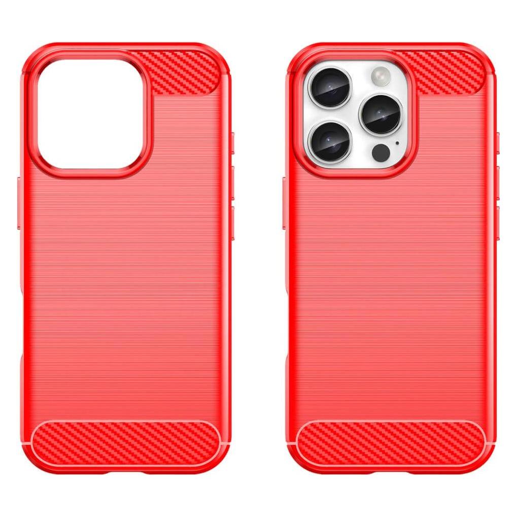 Cover-Discount iPhone 16 Pro - Metall Carbon Look Hülle (Apple iPhone 16 Pro) (49260482)