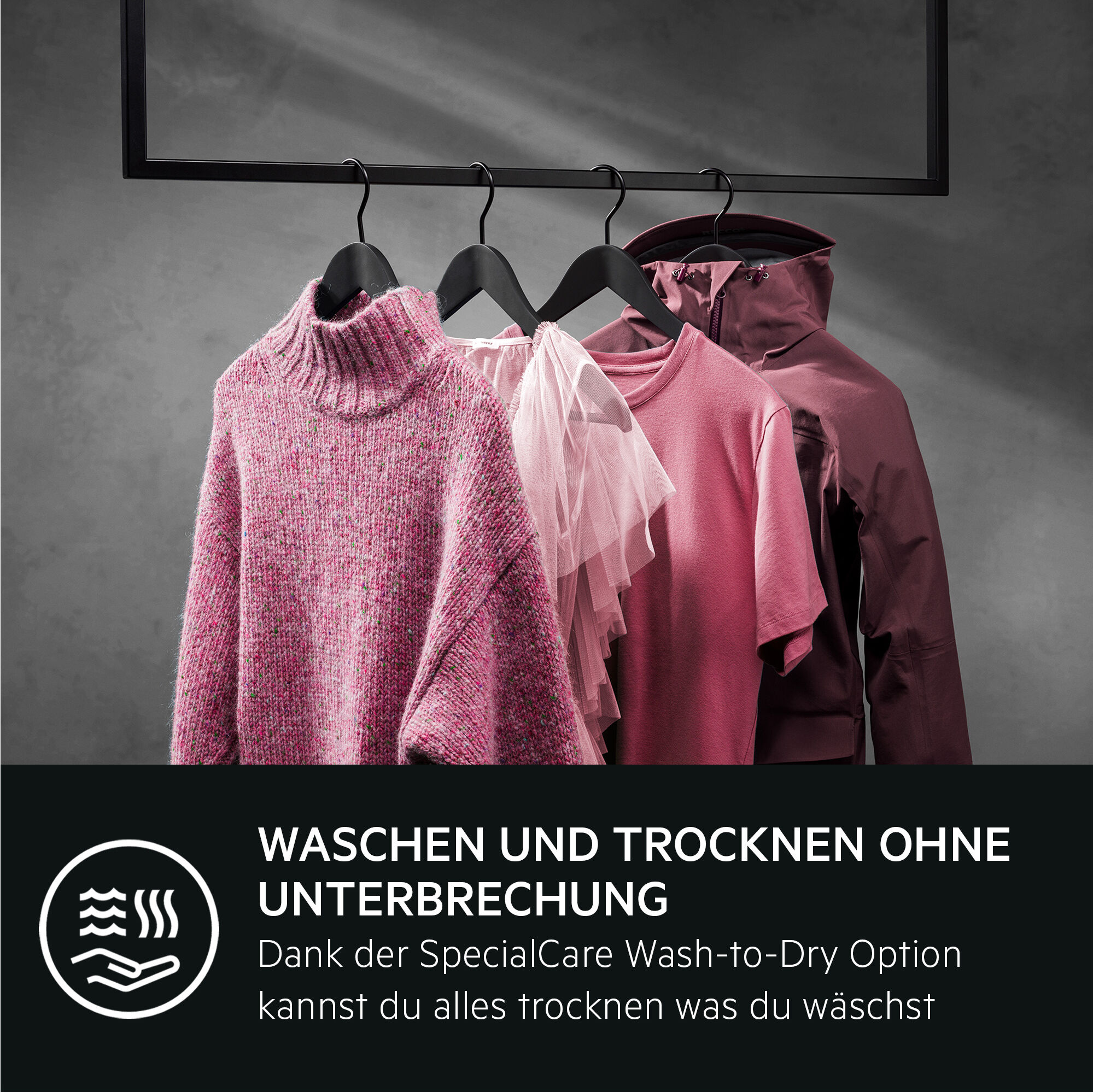 AEG Waschtrockner "LWR7F70690", Wasch_Trocken_Zyklus: D, weiß, B:59,7cm H:84,7cm T:63,6cm, Waschtrockner, ProSteam - Auffrischen mit Dampf, reduziert Falten in 25 Min., Waschtrockner