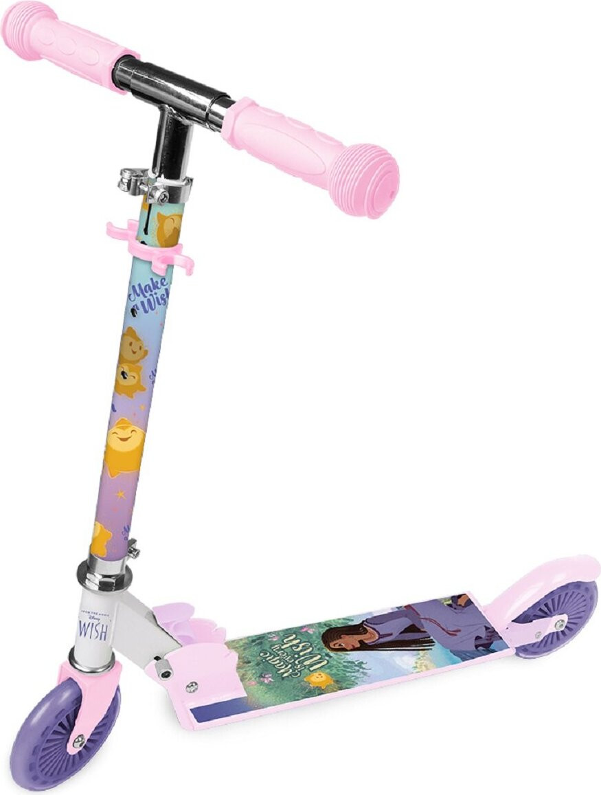 Disney 2-wiel scooter Wish met verstelbaar stuur en polyurethaan wielen