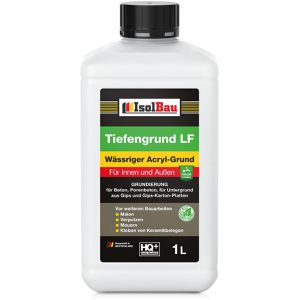 IsolBau Tiefengrund Tiefengrund LF, Acrylhaftgrund, 1 Liter, für innen und außen, Reichweite ca. 20 m², lösemittelfrei