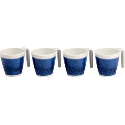 Flamefield Stacking Mug Becher 4er Set 350 ml azure