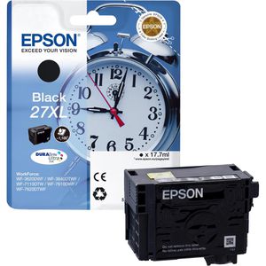 Epson 27XL schwarz Wecker Original Druckerpatrone C13T271140