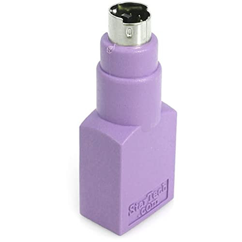 StarTech.com USB naar PS/2 toetsenbordadapter, paars/zwart