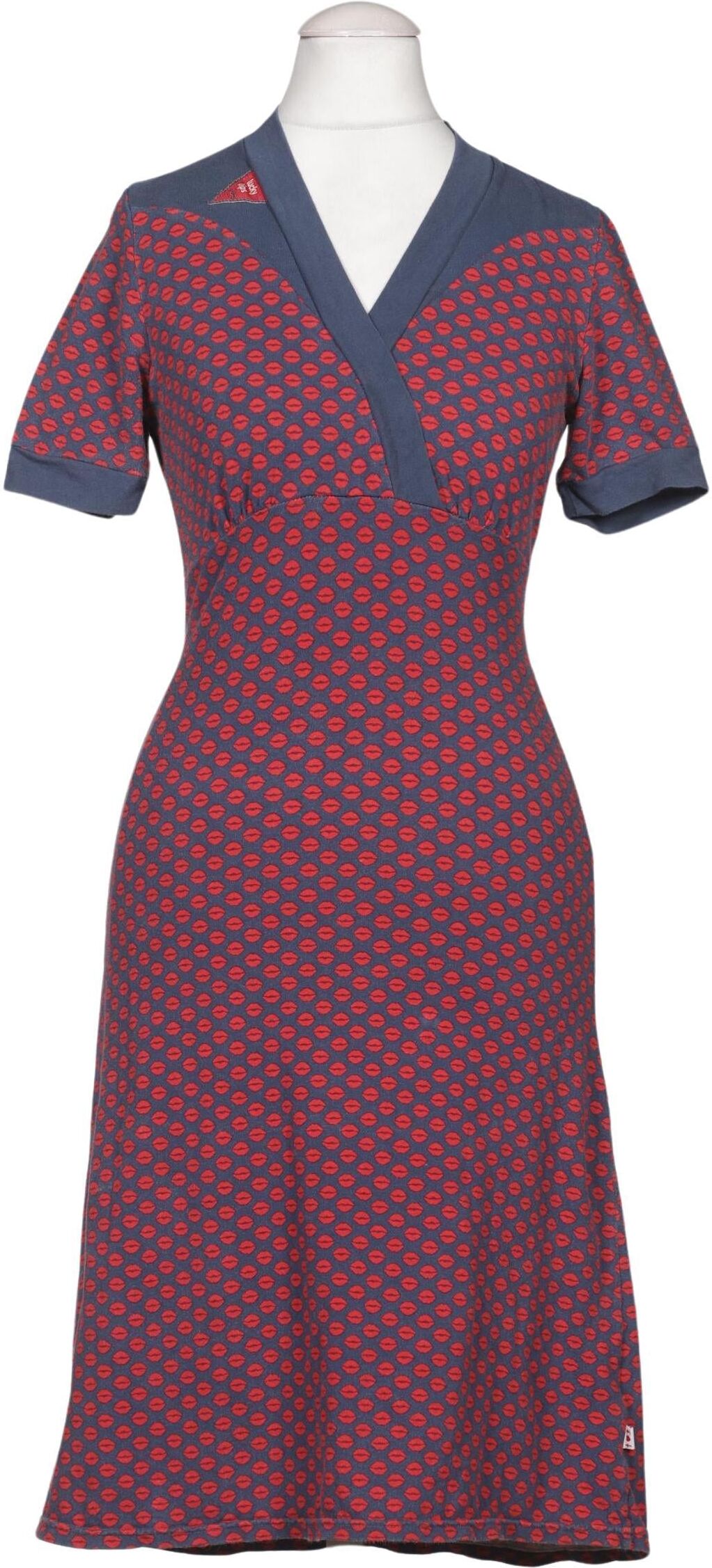 Blutsgeschwister Damen Kleid, Mehrfarbig, Gr. XS, Elasthan / Baumwolle - Second Hand