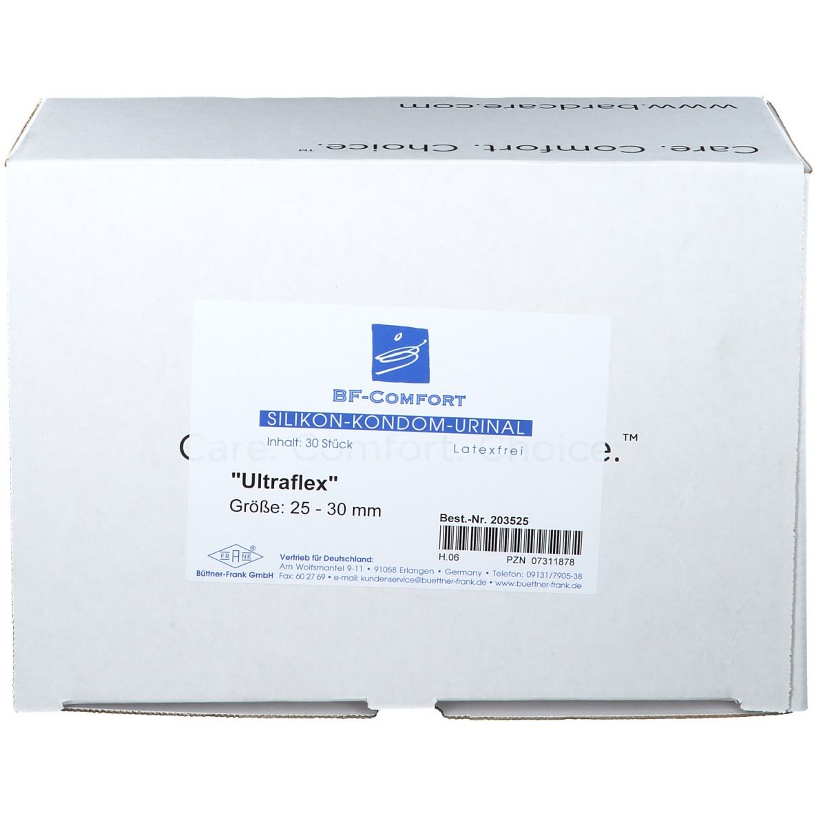 BF-Comfort Natural Kondom 25 mm 30 St Katheter