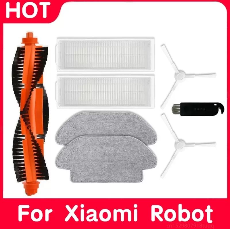 INF Accessoires pour aspirateur robot Xiaomi S10 S12, 8 pièces