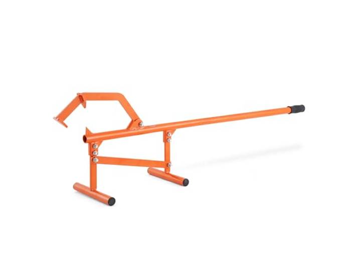 VEVOR Cric à bûches 1180 mm\, lève-bûches de diamètre 38 cm\, lève-Tronc d'arbre en Acier Robuste avec Crochet d'inclinaison réglable\, Outil d'exploitation forestière\, pour Rouler et serrer Les bûches