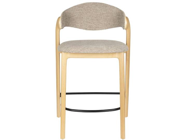Barhocker Babington 2er-Set – aus Polyester - Braun - Luxusbetten24