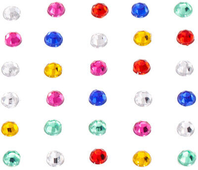 Jofrika Strasssteine, bunt, selbstklebend