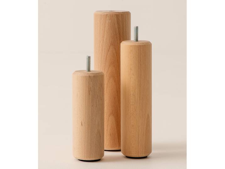 Pieds de sommier 15 cm - Bois - Tediber