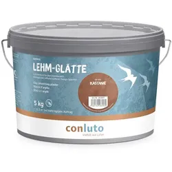 conluto Lehm-Glätte Kastanie - 5 kg Eimer