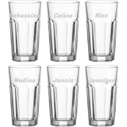 Longdrinkglas ROCK XL 540 ml Name horizontal 6 Stück