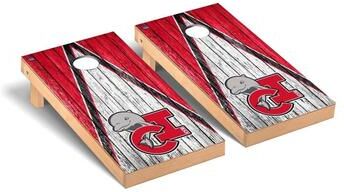 Skip's Garage Cal State Channel Islands Dolphins Triangle Cornhole Board Set