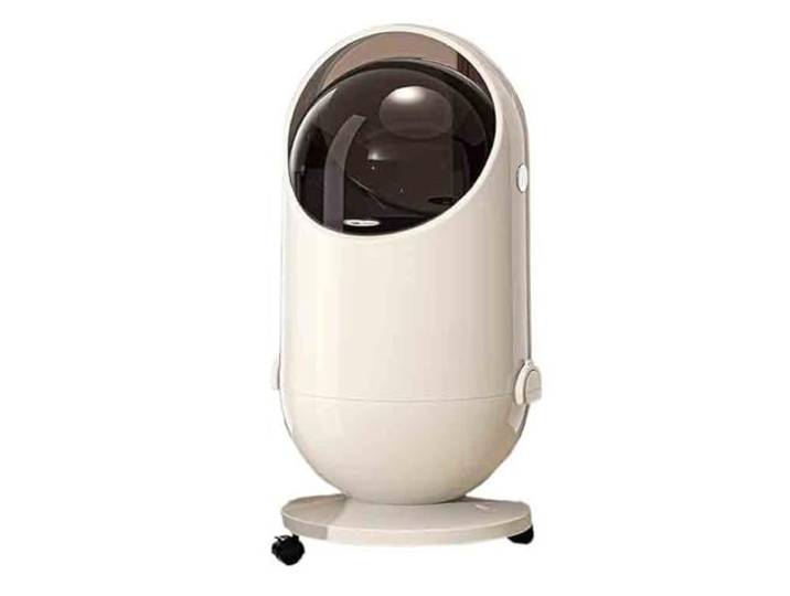 FZL02068LM Badezimmer Mülltonne Mit Rädern for Das Wohnzimmer(Weiß)