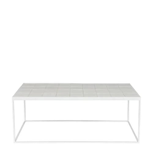 Zuiver Salontafel Glazed B: 93 cm, D: 43 cm, H: 36 cm