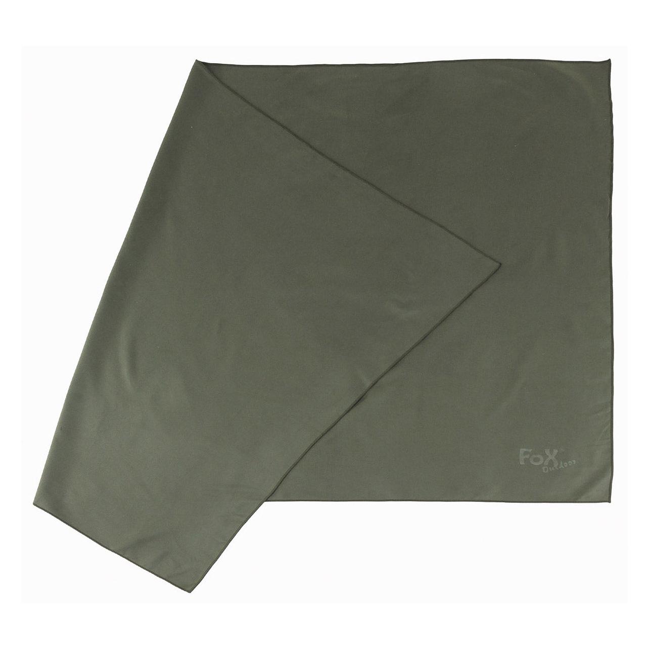 Mfh FoxOutdoor Microfasertuch, "Quickdry" oliv, ca. 130 x 80 cm (130 x 80 cm) (33335532)