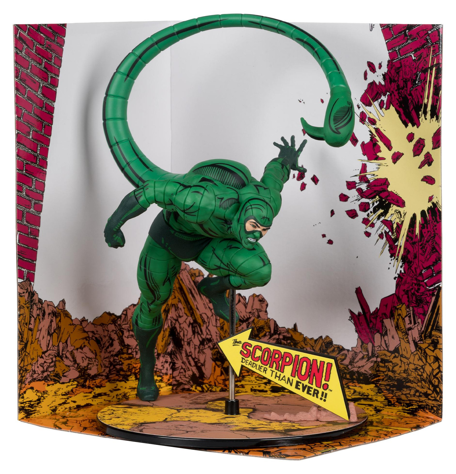 McFarlane Marvel Collection Standbeeld 1/10 Scorpion (The Amazing Spider-Man #318) - 17 cm