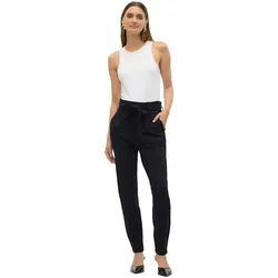 Vero Moda Paperbag Hose EVA mit Wickelgürtel in Schwarz-S-L30