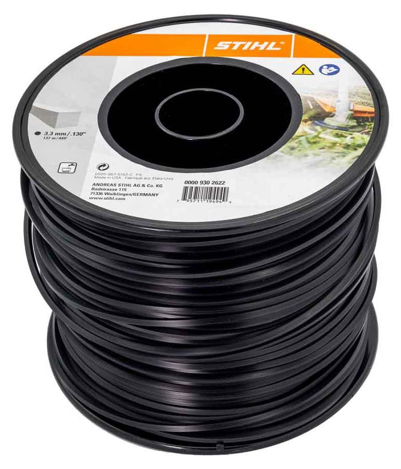 Stihl maaigaren vierkant zwart 3,3 mm 140 meter