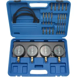 BGS Synchron-Vergaser-Testgerät mit 4 Synchronuhren 29tlg. - 62670