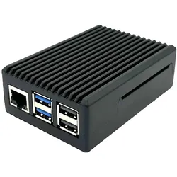 Full Armor Gehäuse für Raspberry Pi 5, schwarz