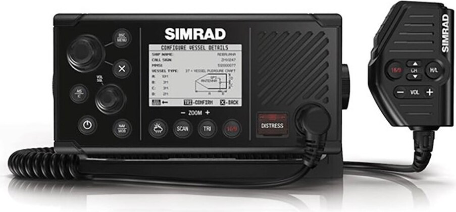 Simrad Vhf-funkgerät Rs40-b Schwarz Schwarz One Size