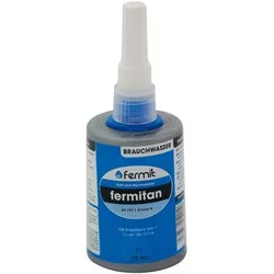 Fermit Kleber Fermitan Brauch/Trinkwasser anaerober Kleber, 75ml Flasche