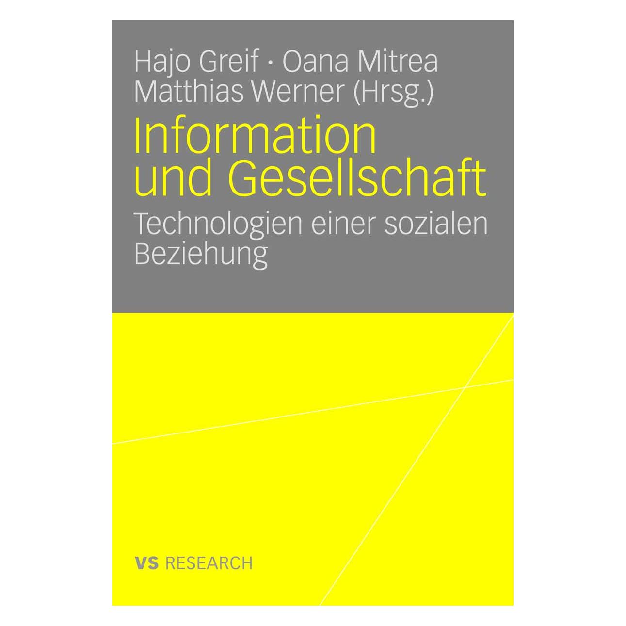 VS Information und Gesellschaft (Deutsch, Softcover, Hajo Greif, Matthias Werner) (55189631)
