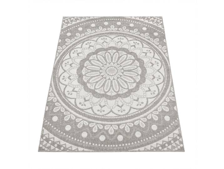 Teppich PACO HOME Brescia 471 , grau, B:120cm H:4mm L:160cm, Polypropylen, Teppiche, Teppich, Flachgewebe, modernes orientalisches Design, In- und Outdoor geeignet