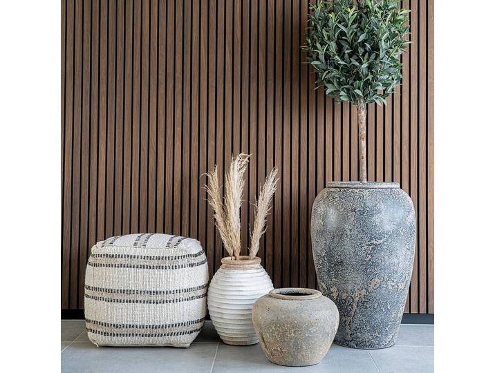 Pot décoratif Capelo 47cm Gris