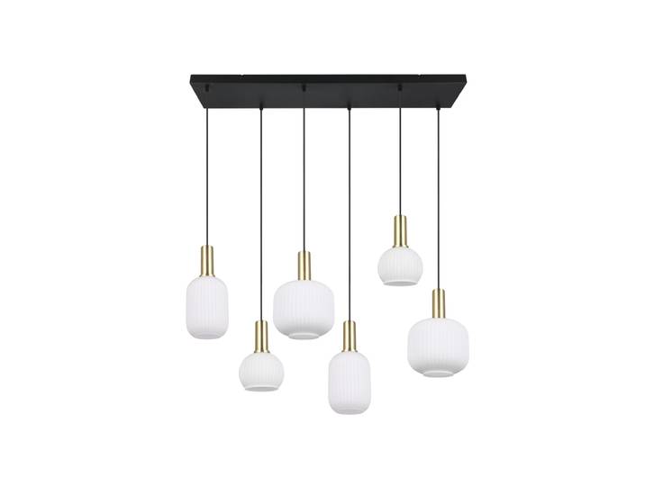 Suspension six lampes 92 cm Diva