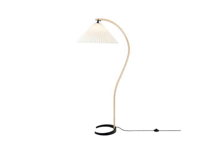 Timberline Vloerlamp White/Oak/Birch - GUBI - Woonkamer - Designer - Hout - 1 lamp