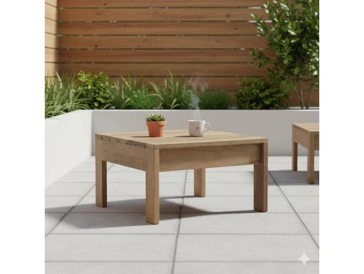 OUTLIV. Castello Loungetisch 70x70cm Teak