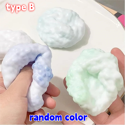Quick Pick Pro Shapeable Grape Squishy Stress Relief Sand Ball Fidget Toy 1pc Type B