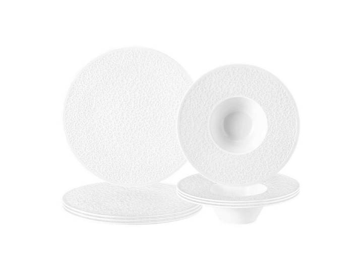 Seltmann Weiden Tafelservice Nori Home Pizza- und Pasta-Set 8-tlg. (8-tlg), 4 Personen, Porzellan