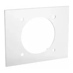 OBO 6133591 Geräteblende SIGNA BASE 9010 CEE 120x95x10 Polycarbonat/Acrylnitril-Butadien-Styrol reinweiß RAL 9010 BRK BL CEE rws